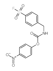 (4-nitrophenyl) N-[(4-fluorosulfonylphenyl)methyl]carbamate结构式