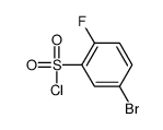 5-BROMO-2-FLUORO-BENZENESULFONYL CHLORIDE structure