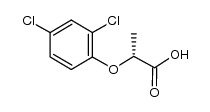 (2R)-2-(2,4-Dichlorophenoxy)propanoic acid Structure
