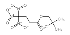 2,2-dimethylpropyl 4,4,4-trinitrobutanoate结构式