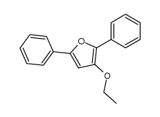 2,5-diphenyl-3-ethoxyfuran Structure