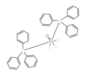 oxobis(triphenyl-l5-phosphanyl)rhenium(VII) chloride Structure