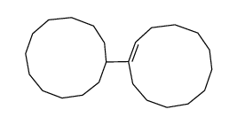 (E) and (Z)-1-cyclodecylcyclodecene Structure