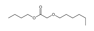 butyl 2-hexoxyacetate Structure