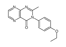 3-(p-Ethoxyphenyl)-2-methyl-4(3H)-pteridinone structure