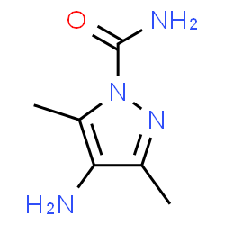 1H-Pyrazole-1-carboxamide,4-amino-3,5-dimethyl-(9CI) structure