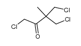 1,4-dichloro-3-chloromethyl-3-methyl-butan-2-one Structure