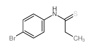 Propanethioamide,N-(4-bromophenyl)- Structure