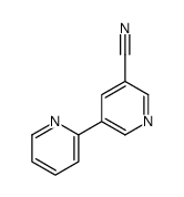 5-(pyridin-2-yl)pyridine-3-carbonitrile structure