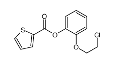 [2-(2-chloroethoxy)phenyl] thiophene-2-carboxylate Structure