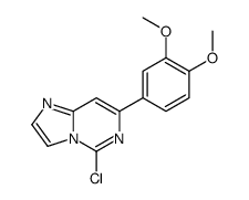 5-chloro-7-(3,4-dimethoxyphenyl)imidazo[1,2-c]pyrimidine Structure