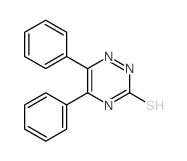 1,2, 4-Triazine-3(4H)-thione, 5,6-diphenyl- picture