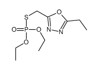 2-(diethoxyphosphorylsulfanylmethyl)-5-ethyl-1,3,4-oxadiazole Structure
