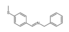 N-benzyl-1-(4-methylsulfanylphenyl)methanimine Structure