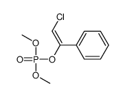 (2-chloro-1-phenylethenyl) dimethyl phosphate Structure