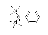 1,1,1,3,3,3-hexamethyl-2-phenyltrisilane结构式