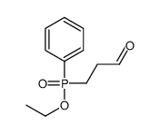 3-[ethoxy(phenyl)phosphoryl]propanal Structure