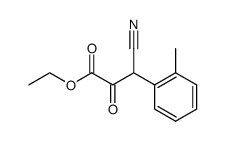 3-cyano-2-oxo-3-o-tolyl-propionic acid ethyl ester Structure