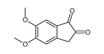 5,6-二甲氧基-1,2-茚二酮结构式