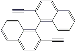 (S)-2,2'-Diethynyl-1,1'-binaphthalene Structure