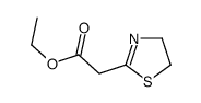 ethyl 2-(4,5-dihydro-1,3-thiazol-2-yl)acetate结构式