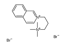 3-isoquinolin-2-ium-2-ylpropyl(trimethyl)azanium,dibromide结构式