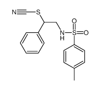 [2-[(4-methylphenyl)sulfonylamino]-1-phenylethyl] thiocyanate Structure