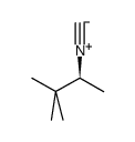 (3S)-3-isocyano-2,2-dimethylbutane结构式