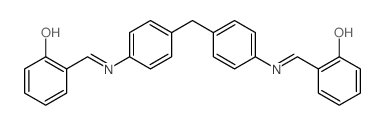 Phenol,2,2'-[methylenebis(4,1-phenylenenitrilomethylidyne)]bis-结构式