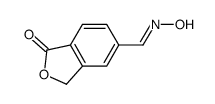 (E,Z)-1-oxo-1,3-dihydroisobenzofuran-5-carbaldehyde oxime结构式