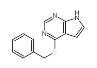 5-benzylsulfanyl-2,4,9-triazabicyclo[4.3.0]nona-2,4,7,10-tetraene Structure