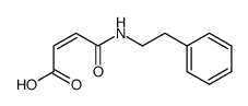 N-2-phenylethylmaleamic acid Structure