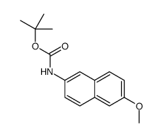 tert-butyl N-(6-methoxynaphthalen-2-yl)carbamate Structure