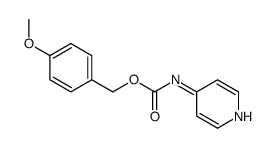 (4-methoxyphenyl)methyl N-pyridin-4-ylcarbamate结构式