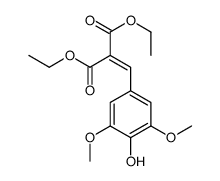 Diethyl (4-hydroxy-3,5-dimethoxybenzylidene)malonate结构式