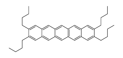 2,3,9,10-tetrabutylpentacene Structure