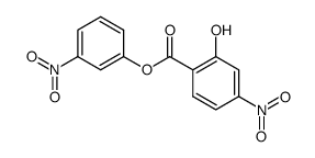 2-hydroxy-4-nitro-benzoic acid-(3-nitro-phenyl ester) Structure