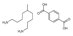 5-methylnonane-1,9-diamine,terephthalic acid Structure