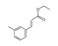 ethyl 3-(3-methylphenyl)prop-2-enoate结构式