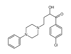 4'-chloro-2-hydroxy-4-(4-phenylpiperazine-1-yl)butyrophenone structure