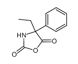 2,5-Oxazolidinedione,4-ethyl-4-phenyl- structure