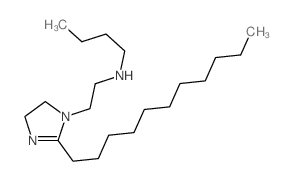 1H-Imidazole-1-ethanamine,N-butyl-4,5-dihydro-2-undecyl-结构式