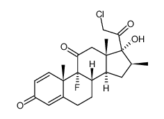 Clobetasone Structure