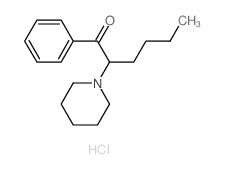 1-phenyl-2-(1-piperidyl)hexan-1-one Structure