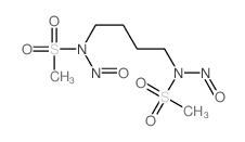 Methanesulfonamide,N,N'-1,4-butanediylbis[N-nitroso-结构式