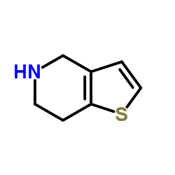 4,5,6,7-四氢噻吩并[3.2-c]吡啶结构式