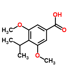 4-Isopropyl-3,5-dimethoxybenzoic acid Structure