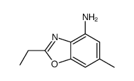 4-Benzoxazolamine,2-ethyl-6-methyl-(9CI) Structure
