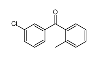 3-CHLORO-2'-METHYLBENZOPHENONE结构式