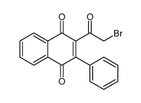 2-(2-bromoacetyl)-3-phenylnaphthalene-1,4-dione Structure